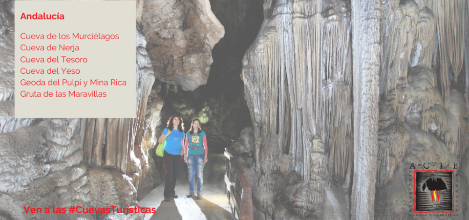 Nuestras cuevas turísticas en Andalucía, un viaje único